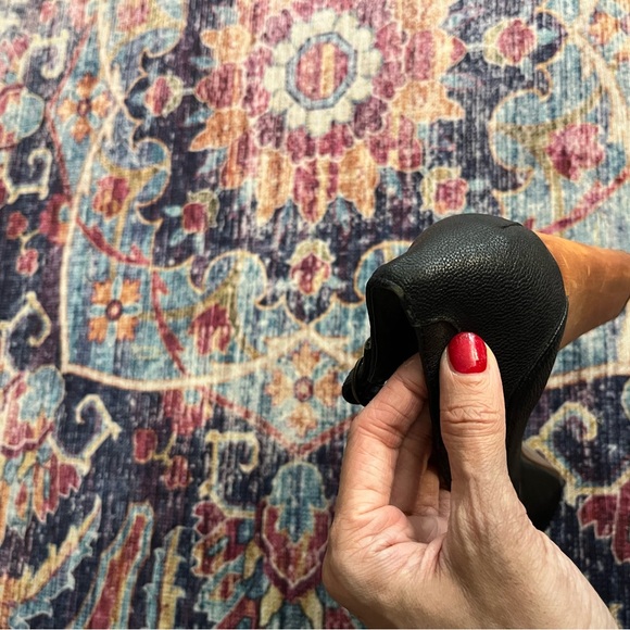 Jeffrey Campbell Foxy Wood Black and Brown Platform Heel Sandals - Picture 11 of 16